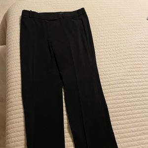 White House black market black pants slim flare excellent condition